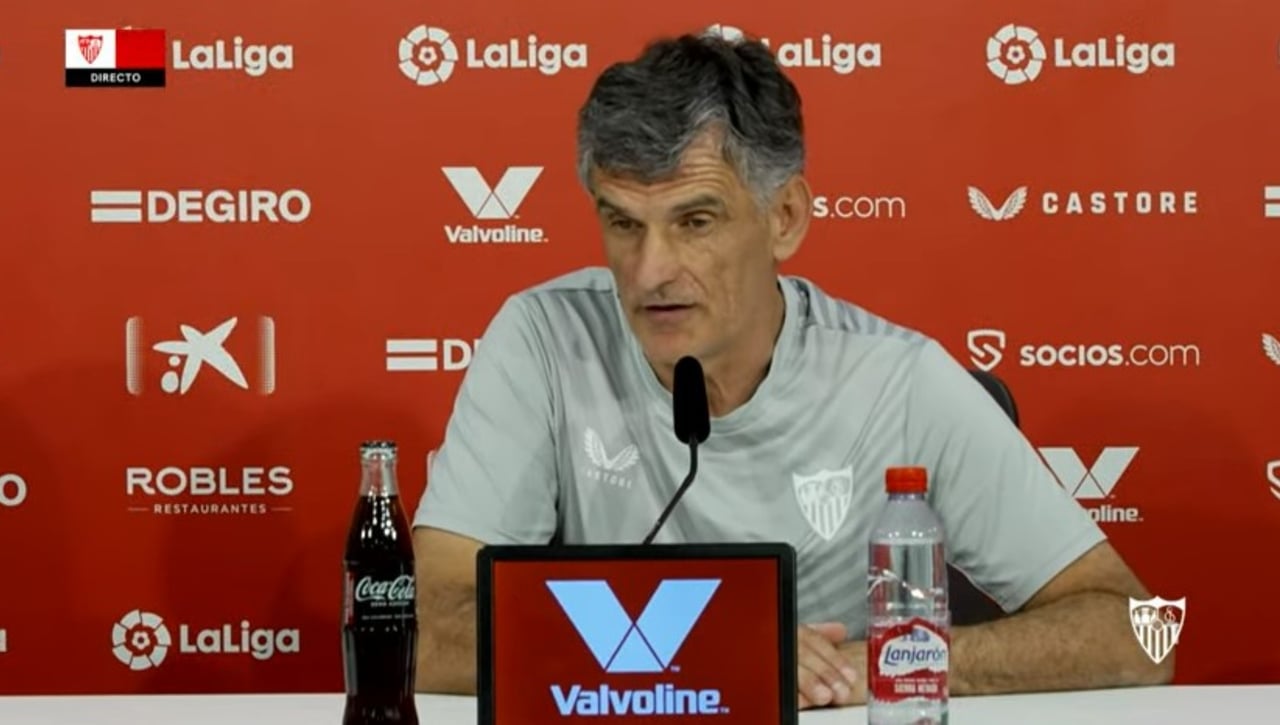 Mendilibar repasa el parte médico del Sevilla: Ocampos, Suso, Lamela...