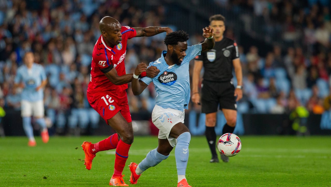 Celta de Vigo 1-0 Getafe: Iago Aspas y Douvikas amargan la noche a Bordalás