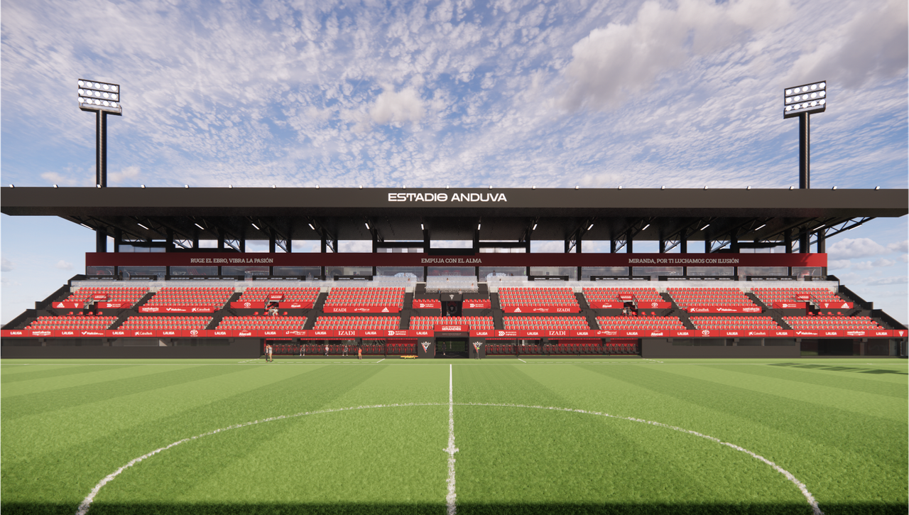 Estadio de Anduva: capacidad, año de construcción y localización del estadio del Mirandés