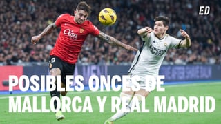 Alineaciones Mallorca - Real Madrid: Alineación posible del Mallorca y Real Madrid en el partido de hoy de LaLiga EA Sports