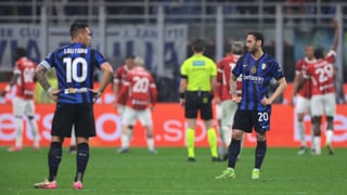 Guerra total entre dos jugadores del Inter de Milán