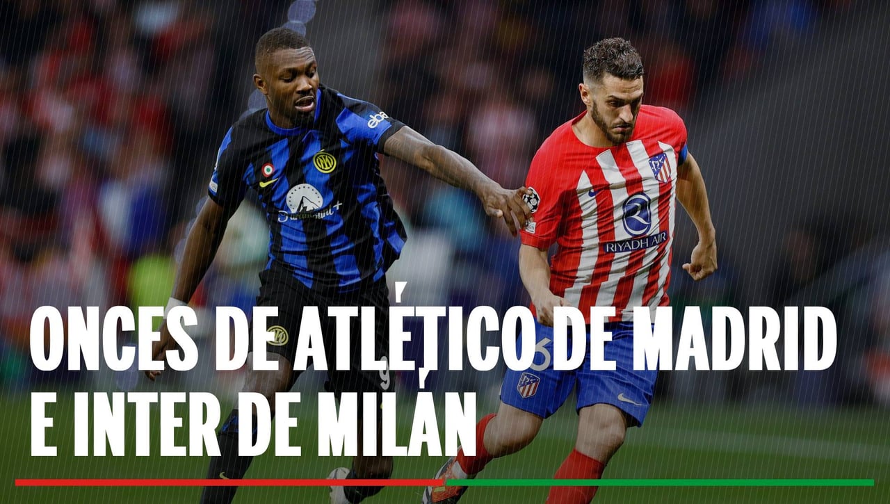 Alineaciones Atlético de Madrid - Inter de Milán: Alineación posible de Atlético e Inter en el partido de la UEFA Champions League
