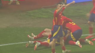 Partido completo de Pablo García en el 2-2 de España sub 19 en Italia