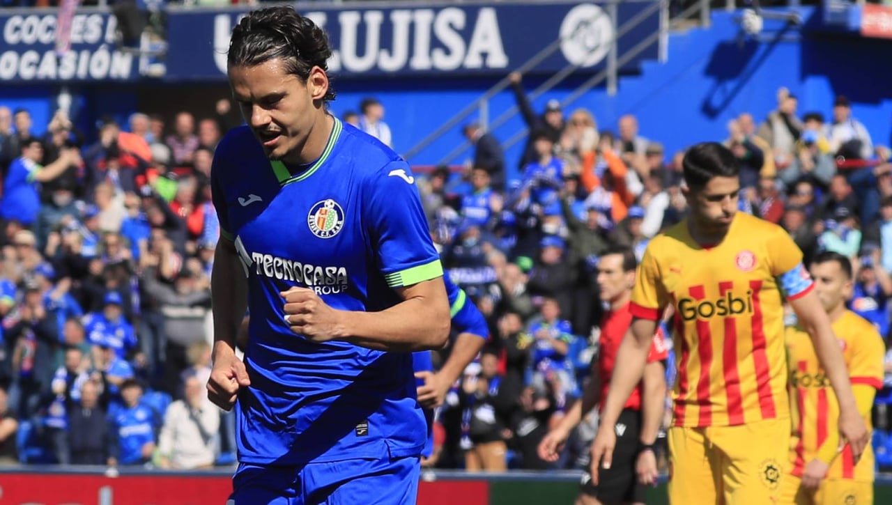 El Getafe saca la cabeza ante el Girona (3-2) y ya presiona al Sevilla