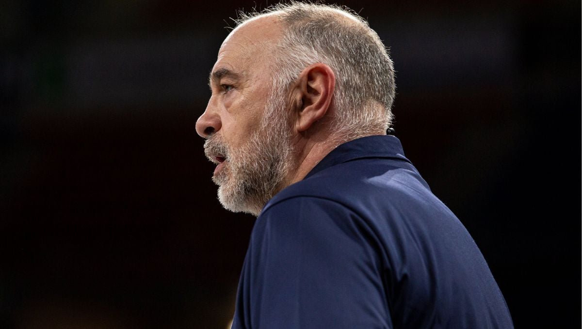 Pablo Laso, con un pie fuera del Baskonia