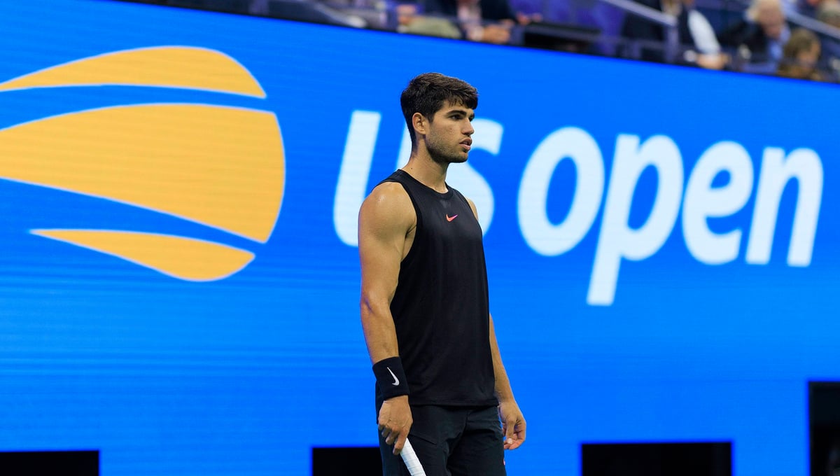 Carlos Alcaraz ya tiene problemas en el US Open