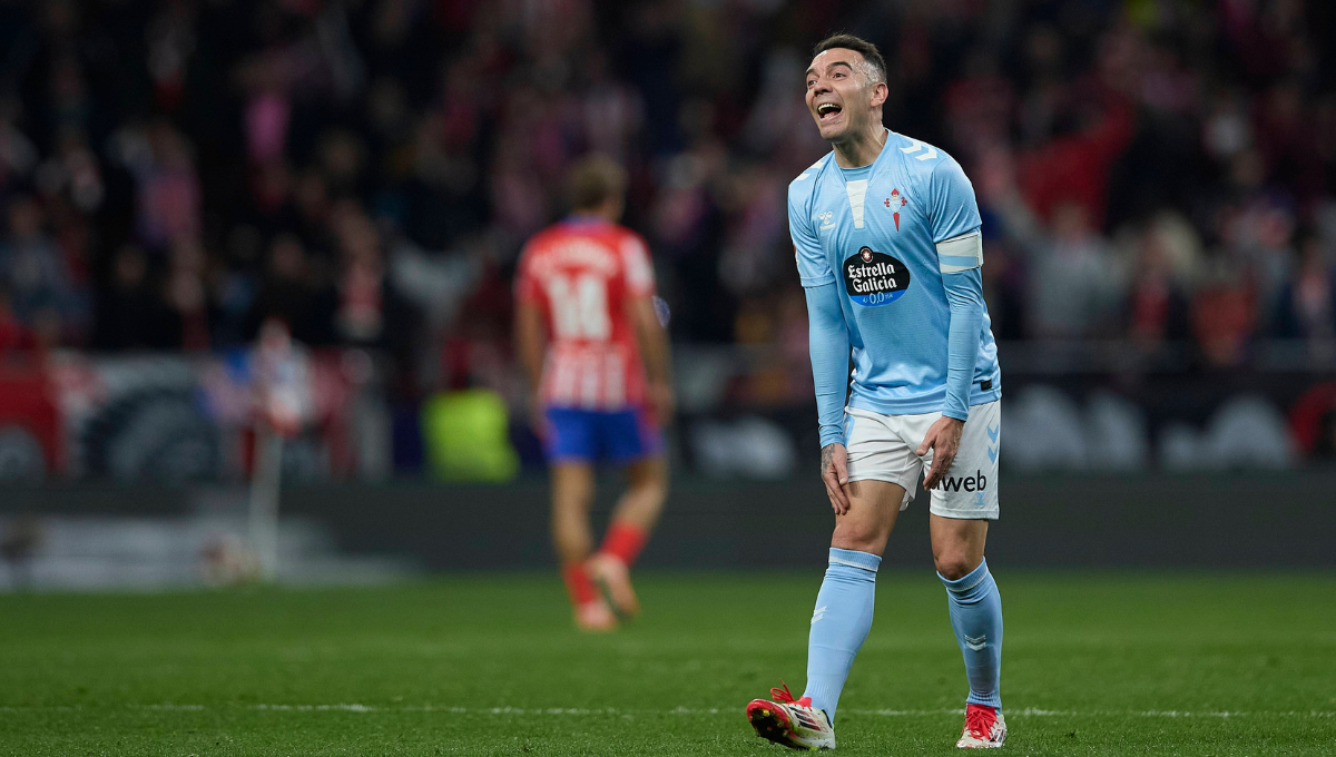 Iago Aspas parte otra vez desde el banquillo