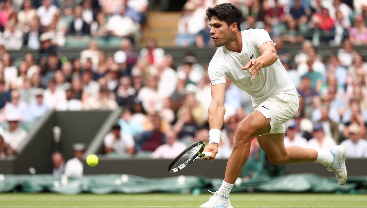 La suerte sonríe a Carlos Alcaraz en Wimbledon