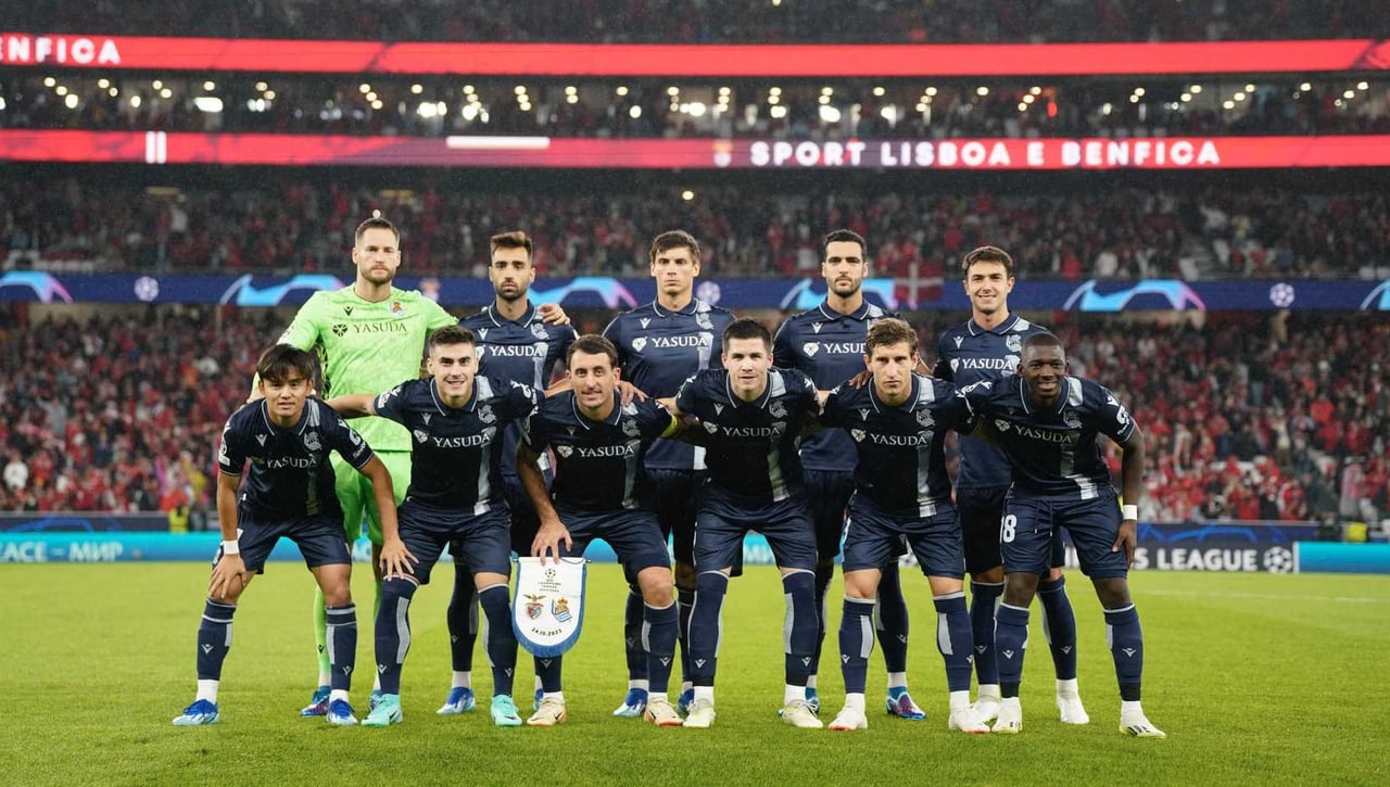 Real Sociedad - Benfica: horario, canal y dónde ver por TV y online hoy el partido de Champions