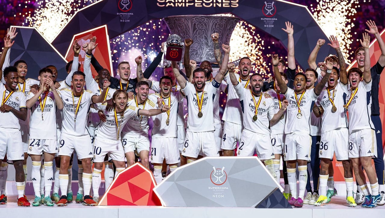 Real Madrid 4-1 Barcelona: El Real Madrid, campeón de la Supercopa con recital de Vinicius