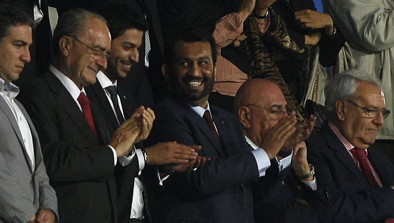 Al Thani, procesado por su gestión en el Málaga