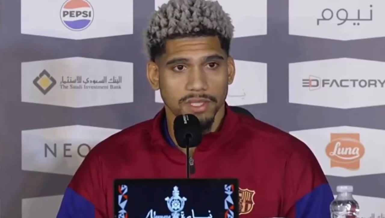 Araujo se pronuncia sobre su continuidad en el Barcelona