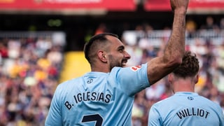 Borja Iglesias, en estado de gracia 