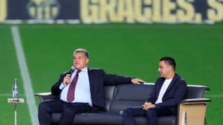 Laporta explica por qué el Barça no despedirá a Xavi