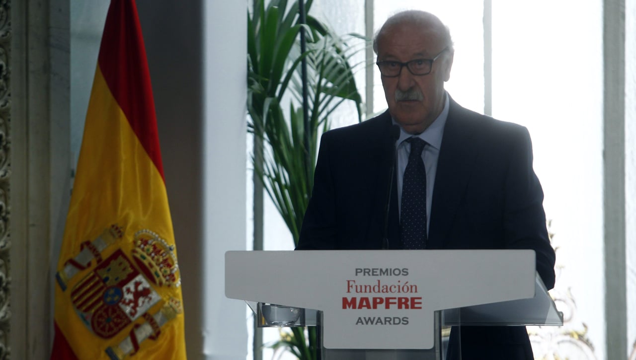 WhatsApp de Del Bosque a Luis de la Fuente 