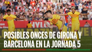 Alineaciones Girona - Barcelona: Alineación posible de Girona y Barcelona en el partido de hoy de LaLiga EA Sports