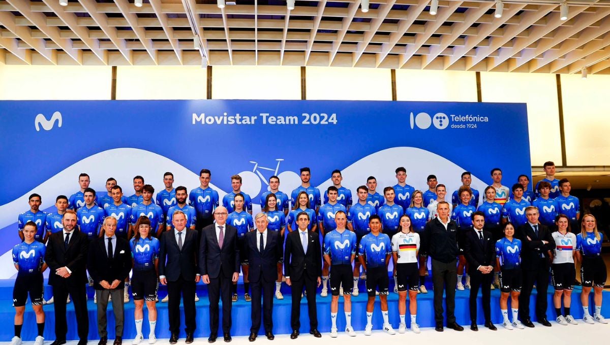 El Movistar Team deja claro quien manda entre Nairo Quintana y Enric Mas en la presentación de la temporada 2024