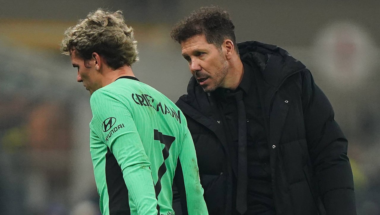 Simeone se acuerda del Athletic tras perder en Milán y quita importancia a lo de Griezmann