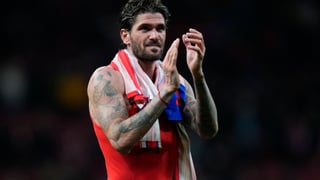 Rajada de De Paul hacia Cristiano Ronaldo