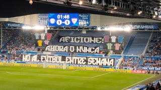Las aficiones del Alavés y Sevilla mandan un mensaje a Tebas
