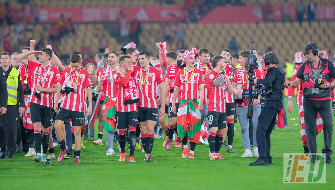Las eufóricas reacciones del vestuario del Athletic 