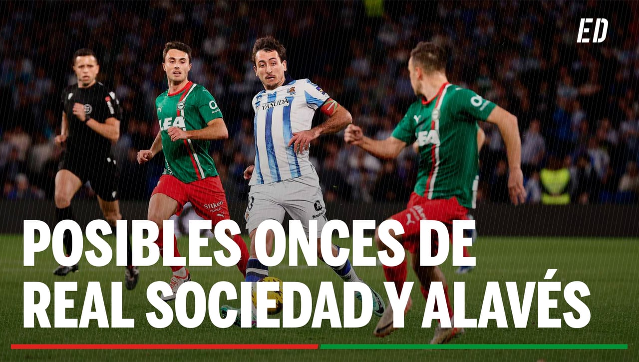 Alineaciones Real Sociedad - Alavés: Alineación posible de Real Sociedad y Alavés en el partido de hoy de LaLiga EA Sports