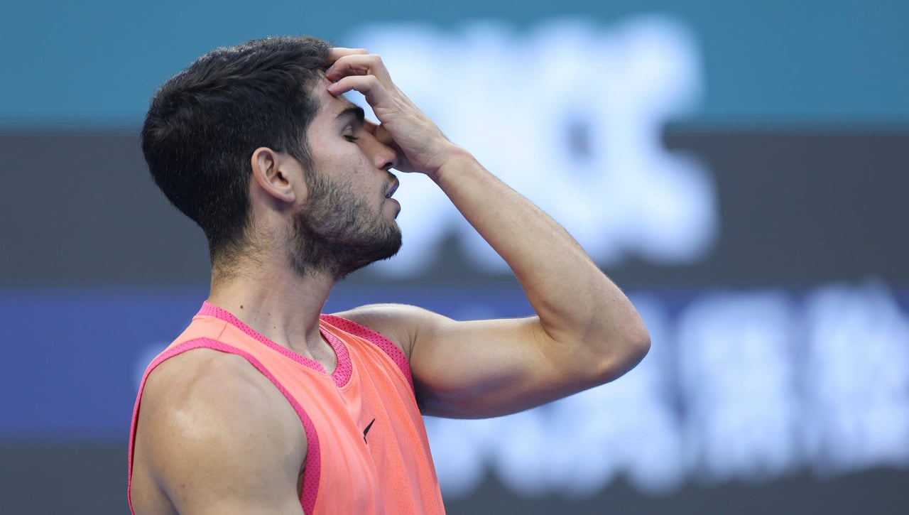 Carlos Alcaraz, obligado a parar