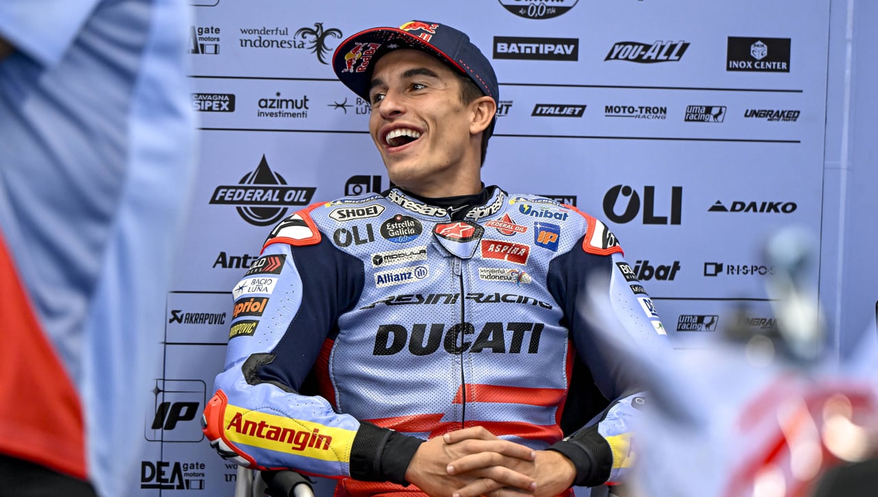 La jugada de Marc Márquez a Jorge Martín y Bagnaia 