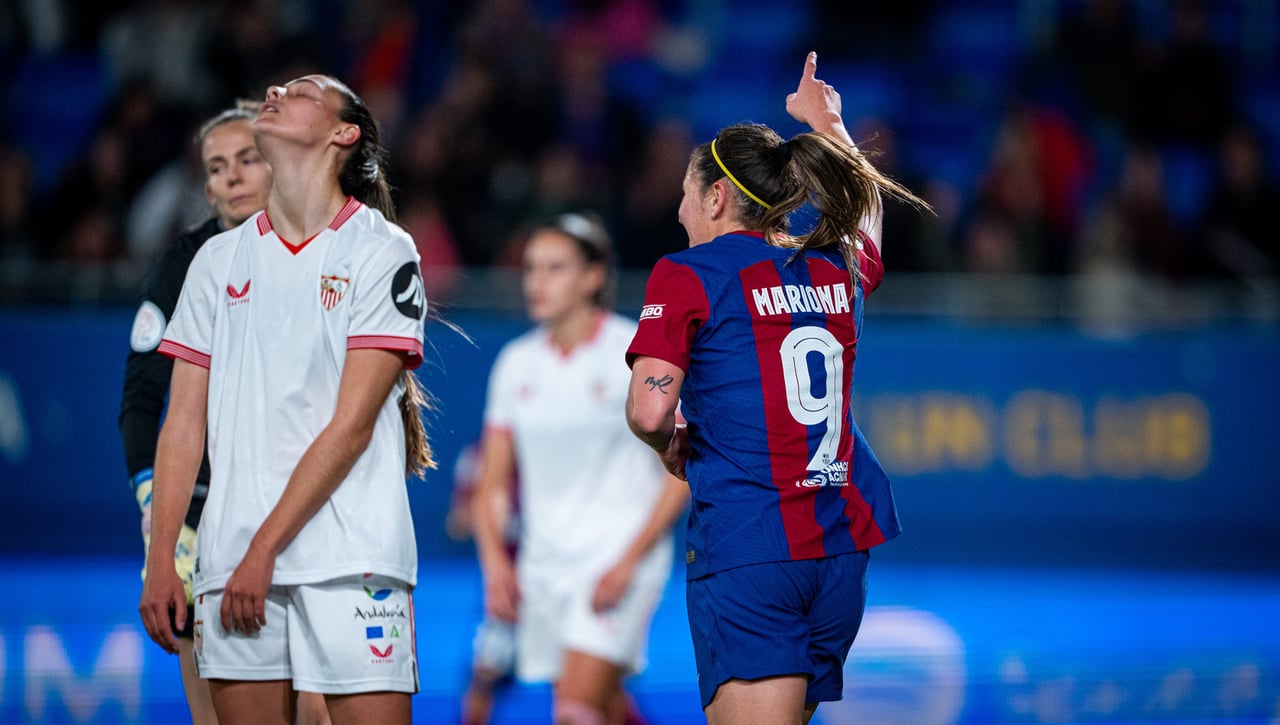 El Sevilla cae vapuleado de la Copa de la Reina ante el Barça (8-0)