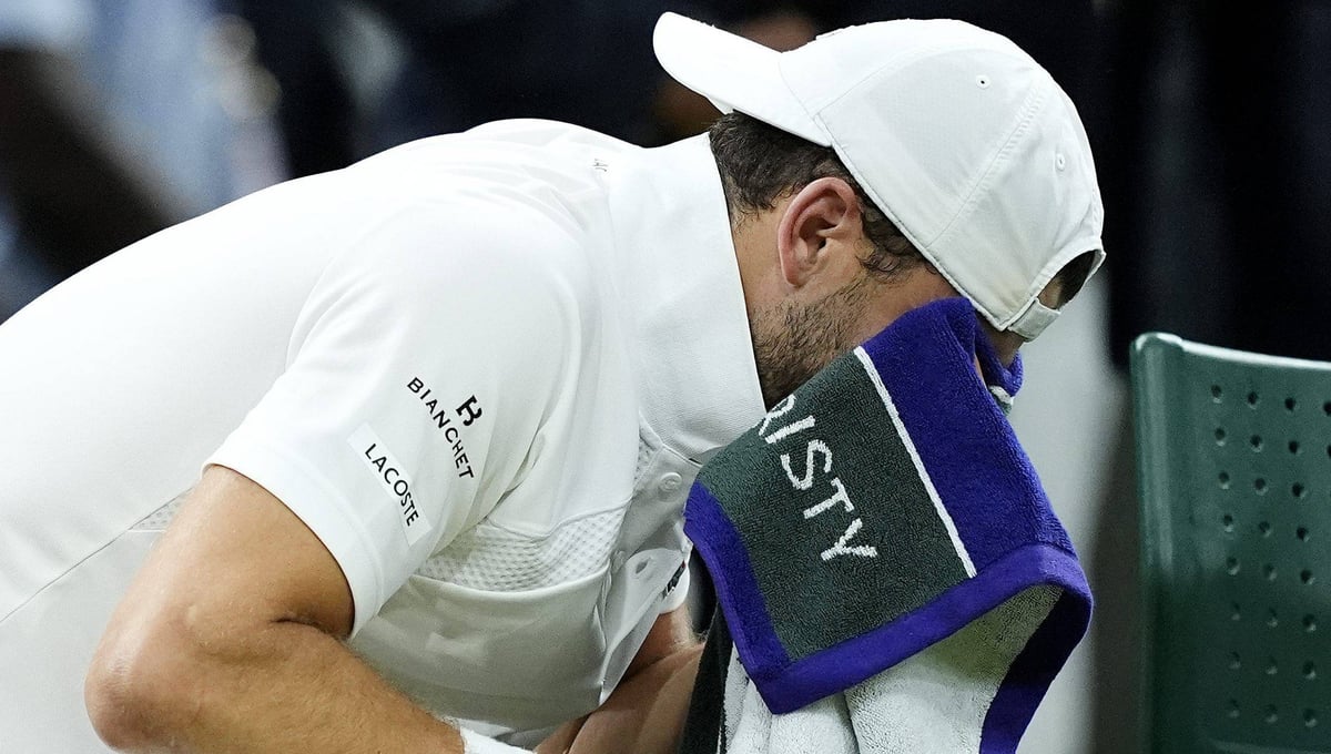 La retirada de Dimitrov salva a un Sinner hundido en Wimbledon
