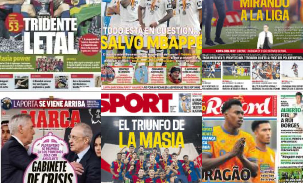El Real Madrid, en crisis, la lesión de Lo Celso y la victoria de la Real... así vienen las portadas de hoy