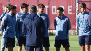 Seis canteranos en el entrenamiento a dos días del partido de Copa del Rey