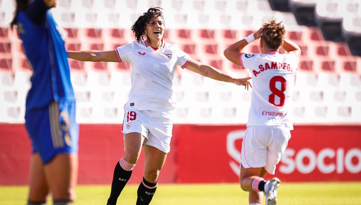 Martín-Prieto marca el golazo de la jornada para dar el triunfo al Sevilla Femenino (1-0)