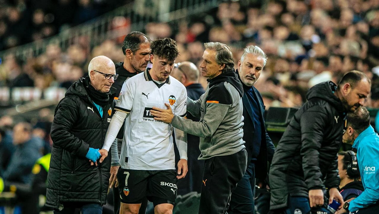 Malas noticias en el Valencia