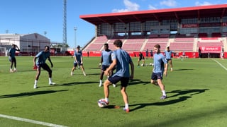 Isaac Romero vuelve a entrenarse 