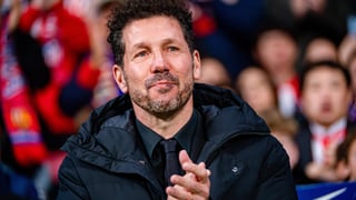 La 'arenga' de Simeone al Atlético