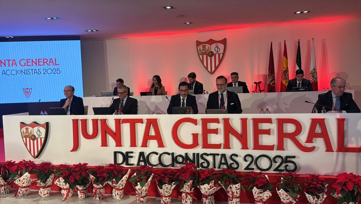 Junta General de Accionistas del Sevilla FC 2025 en directo: protagonistas, venta del club, puntos del orden del día, cuentas, votaciones, reacciones...