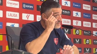 García Pimienta: "Me gustaría que tras marcar dos goles nos diera para ganar"