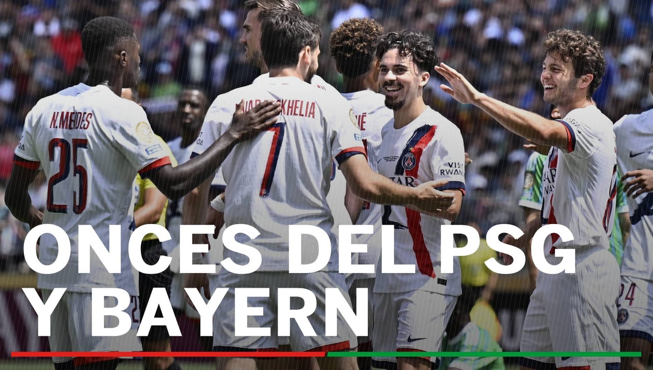 Alineaciones PSG - Bayern de Múnich: Alineaciones probables de PSG y Bayern de Múnich en los cuartos de final del Mundial de Clubes 2025