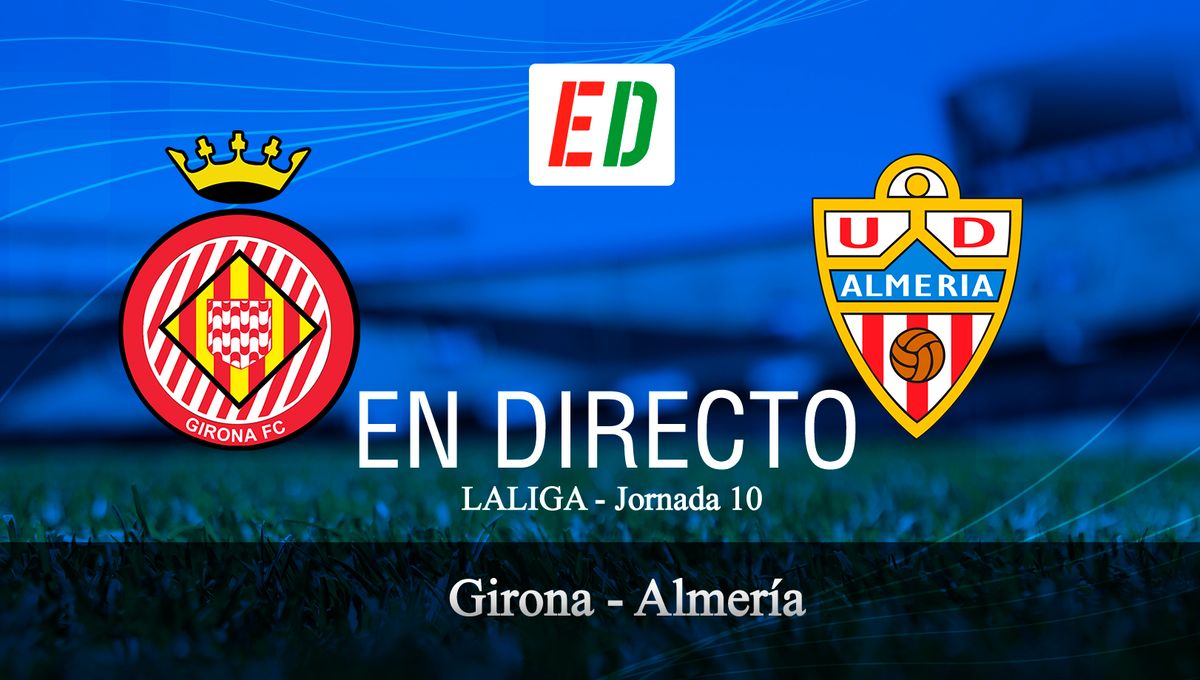 Girona - Almería, en directo: resultado, resumen y goles del partido de la jornada 10 de LaLiga EA Sports