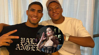 Mbappé 'intermedia' entre Hiba Abouk y Achraf en Getafe