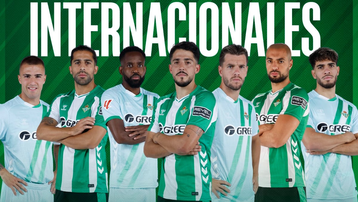 Así les ha ido a los siete internacionales del Real Betis: resultados, goles, asistencias, minutos jugados, objetivos... 