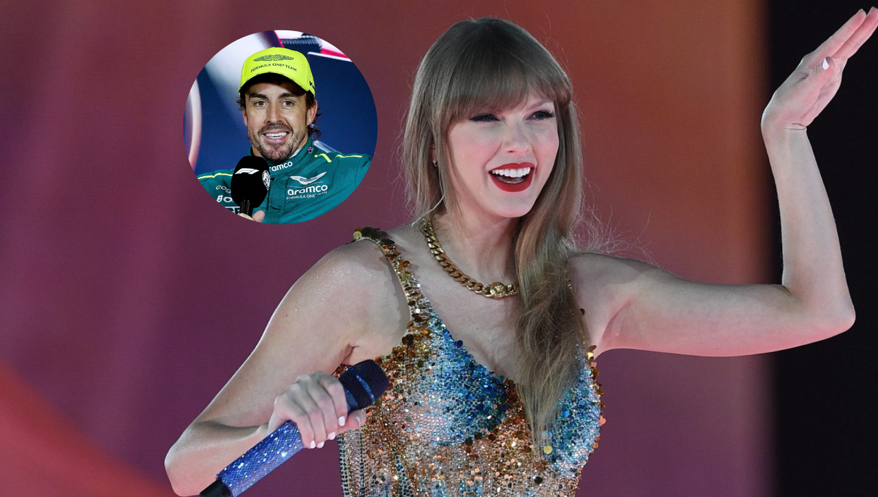 Taylor Swift pasa de Travis Kelce y manda un mensaje a Fernando Alonso