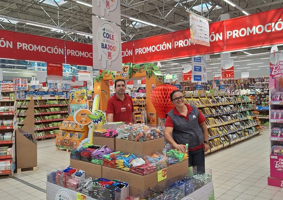 200 productos fabricados con materiales reciclados en la Vuelta al Cole de Alcampo