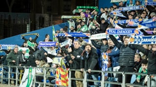 El Real Zaragoza, duramente sancionado, toma medidas con su afición en el Ibercaja Estadio