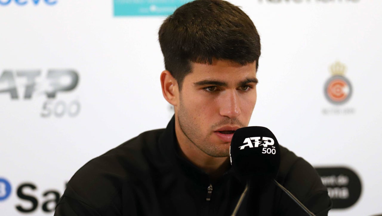 Carlos Alcaraz culpa a Rafa Nadal en el Godó