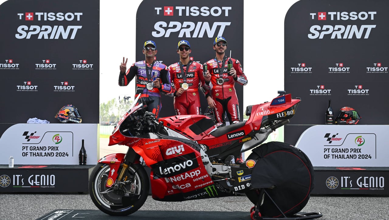 Jorge Martín se beneficia de la guerra abierta en Ducati