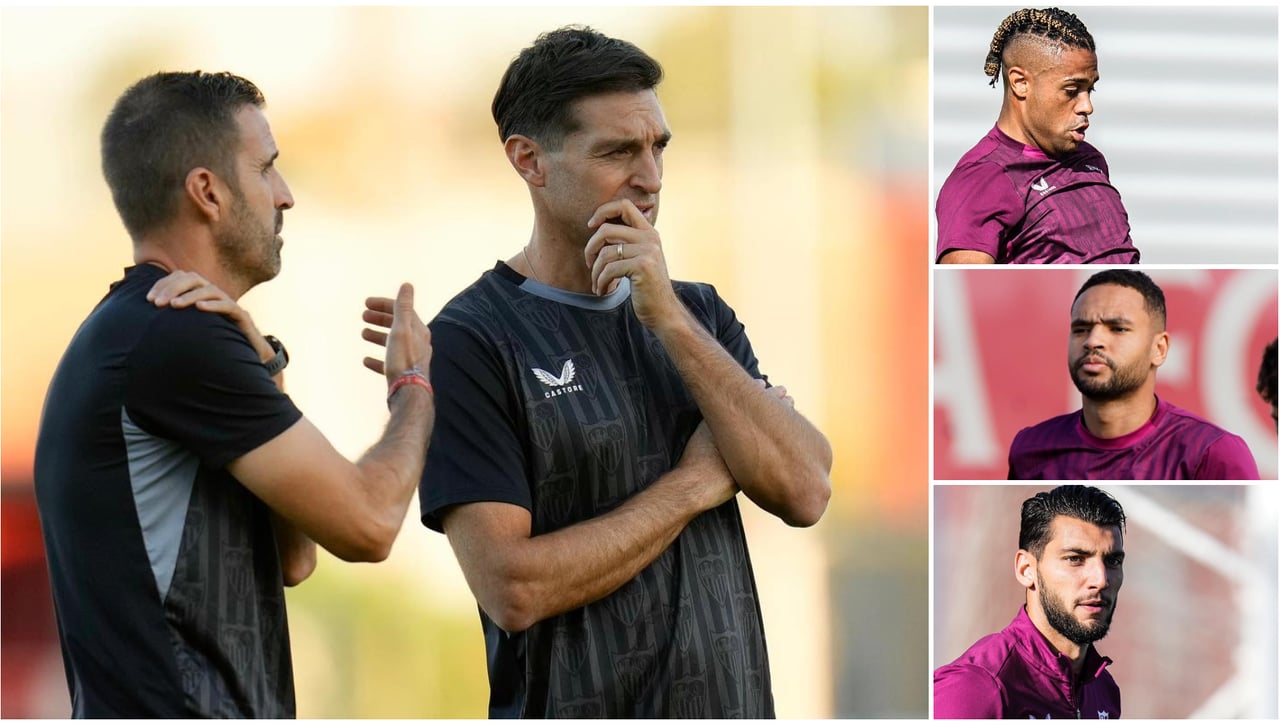 Diego Alonso analiza la delantera del Sevilla: Mariano, Rafa Mir, En-Nesyri... e ¿Isaac Romero?