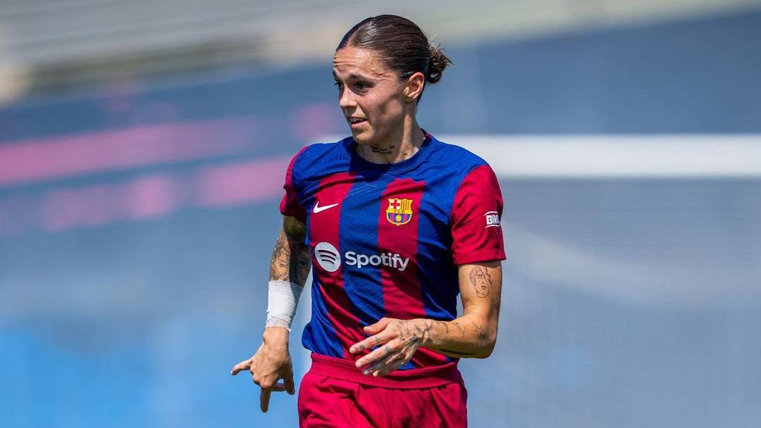 Mapi León muestra su ceja abierta tras el Atlético - Barça y lanza un mensaje desafiante