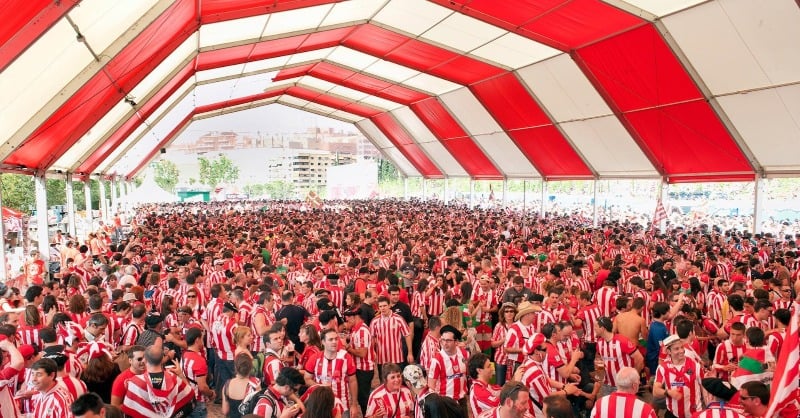 El Athletic desvela los horarios de su ‘fan zone’ en Sevilla